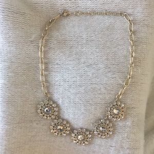 J. Crew silver statement necklace